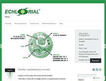 Tablet Screenshot of chlorella-echlorial.com